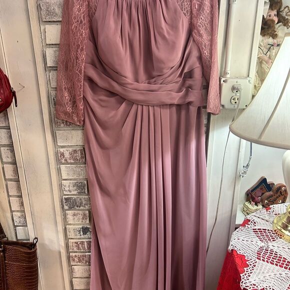 Azazie Ladies Size 16 A Peach Formal Dress - Picture 1 of 7